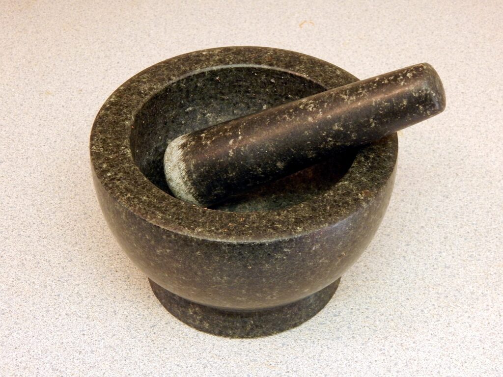 kitchen, mortar, pestle-1724747.jpg